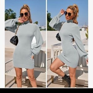Elegant Women's Sweater Dress